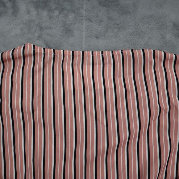 Faballey Shirt Womens L Multicolor Striped Quarter Sleeve VNeck Pullover Blouse - Picture 13 of 16